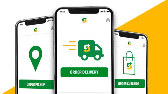 Order pickup, delivery, or curbside.